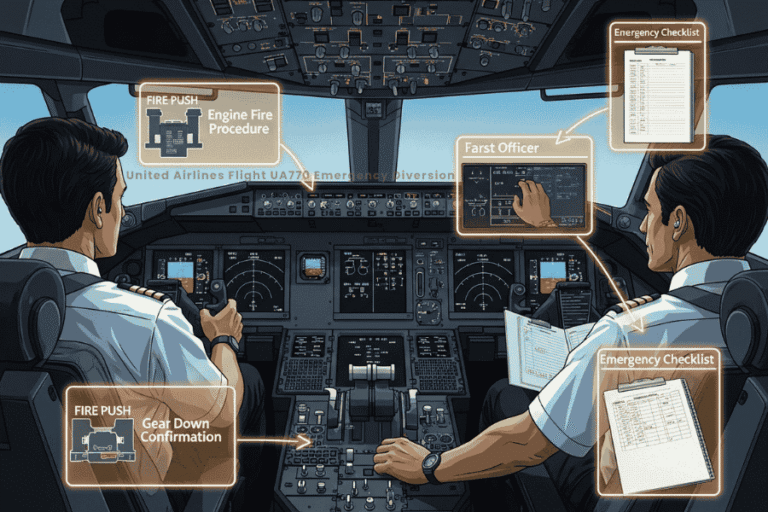 United Airlines Flight UA770 Emergency Diversion